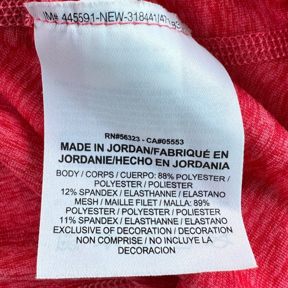 Nike Running Womens Dri-FIT Half Zip Pullover XL Red Navy 890206-823 - Picture 14 of 15